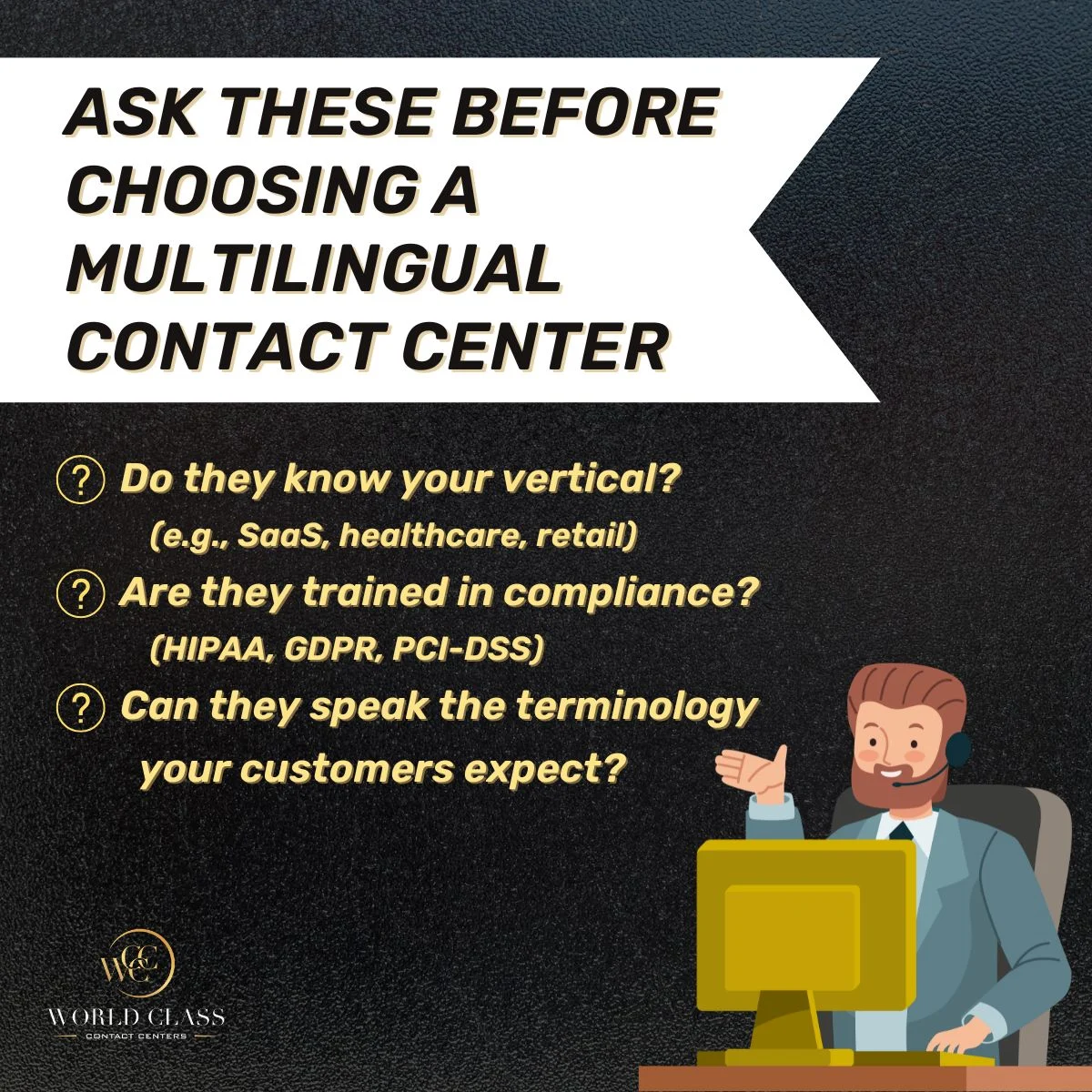 Ask these before choosing a multilingual contact center